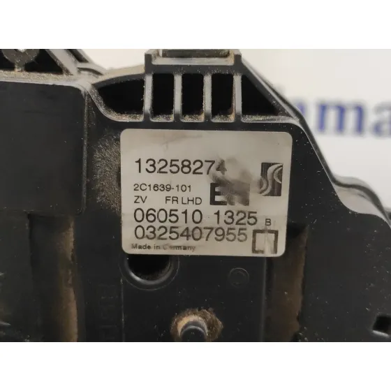 Cerradura Puerta Delantera Derecha para Opel Meriva B