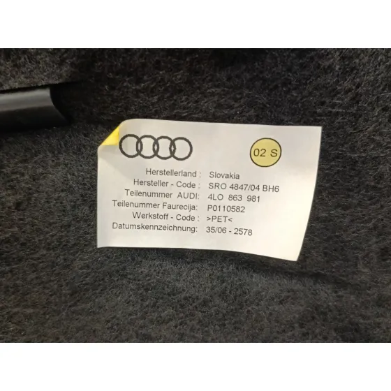Guarnecido Puerta Trasera Derecha para Audi Q7 (4L)