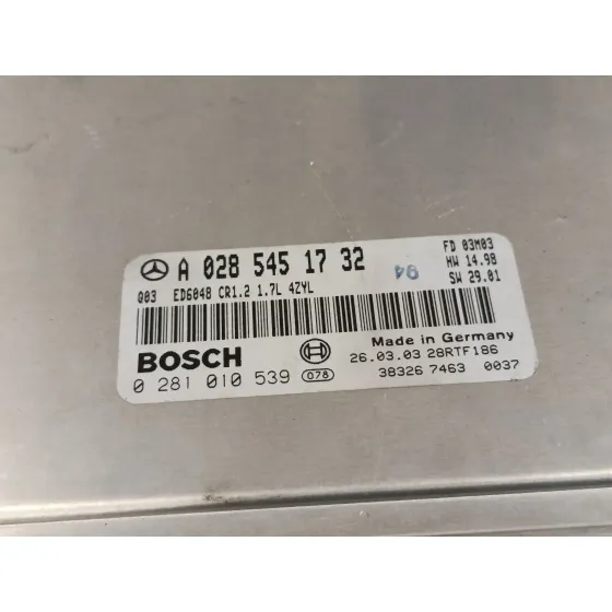 Centralita Motor Uce para Mercedes-Benz Vaneo (W414) Furgoneta Compacta
