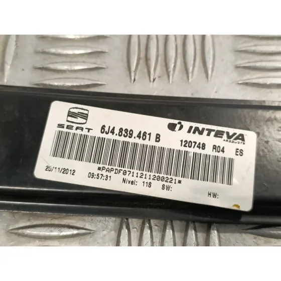 Elevalunas Trasero Izquierdo para Seat Ibiza (6J5)