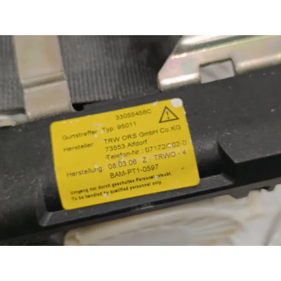 Cinturon Seguridad Delantero Derecho para Renault Clio Iii