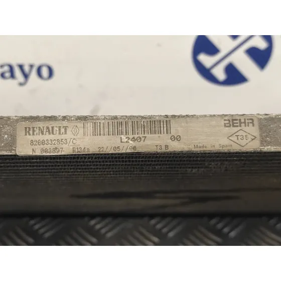Condensador / Radiador Aire Acondicionado para Renault Vel Satis (Bj0)