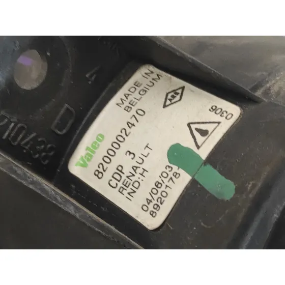 Faro Antiniebla Derecho para Renault Laguna Ii (Bg0)