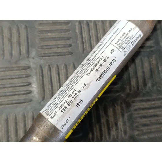 Airbag Cortina Delantero Derecho para Volkswagen Golf V Berlina (1K1)