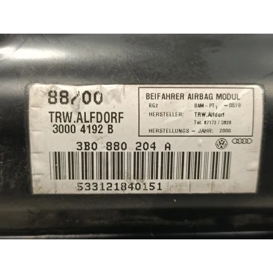 Airbag Delantero Derecho para Volkswagen Passat Berlina (3B2)
