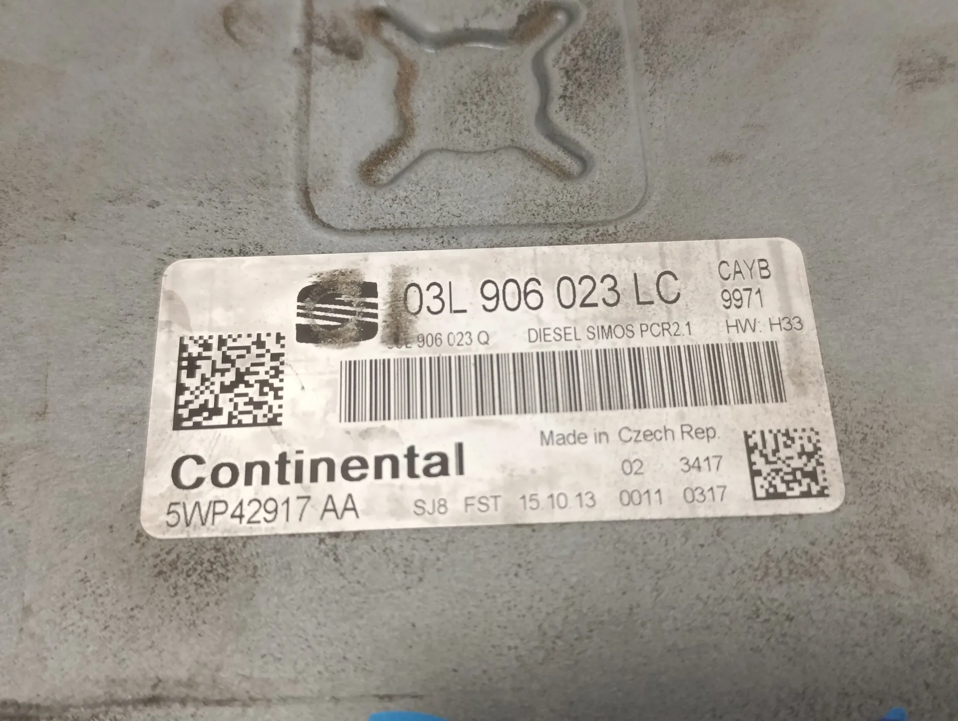 Centralita Motor Uce para Seat Ibiza (6J5)
