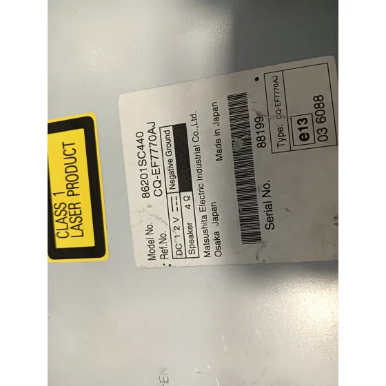 Sistema Audio / Radio Cd para Subaru Forester S12