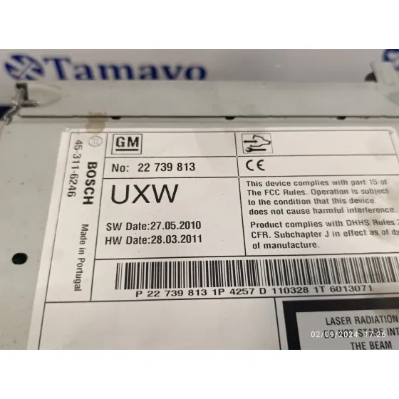 Sistema Navegacion Gps para Opel Astra J Lim.