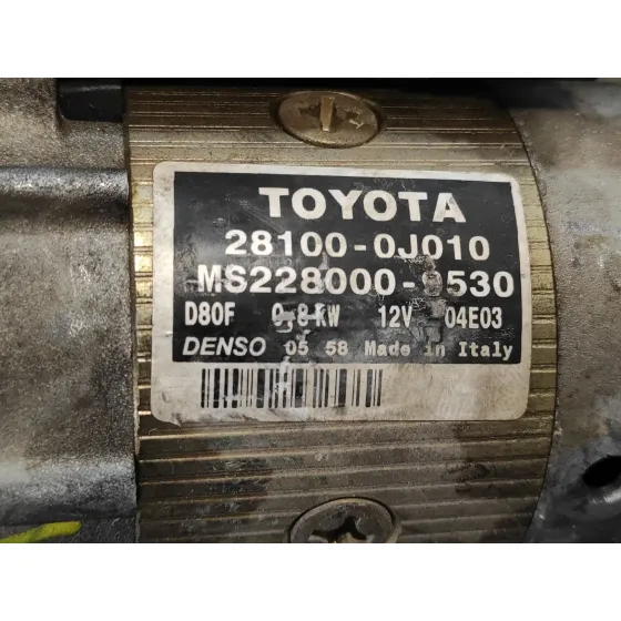Motor Arranque para Toyota Yaris (Ncp1/Nlp1/Scp1)