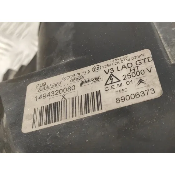 Faro Izquierdo para Citroën C8
