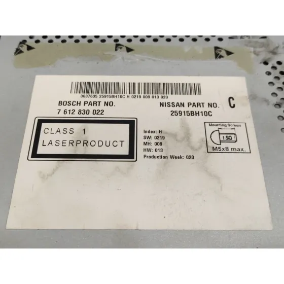 Sistema Audio / Radio Cd para Nissan Qashqai (J10)
