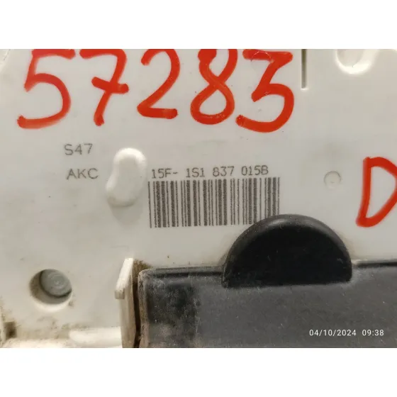 Cerradura Puerta Delantera Izquierda para Skoda Fabia (5J2 )