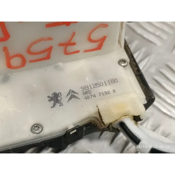Cerradura Puerta Trasera Derecha para Peugeot 2008 (--.2013->)
