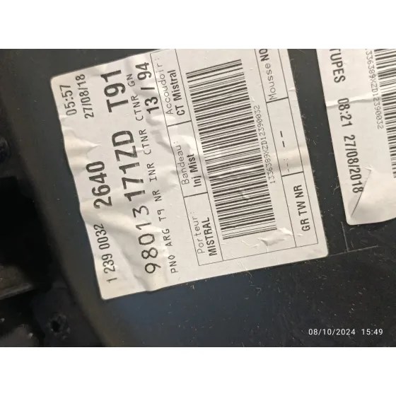 Guarnecido Puerta Trasera Izquierda para Peugeot 308