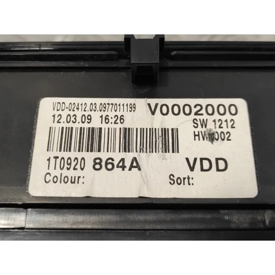 Cuadro Instrumentos para Volkswagen Caddy Ka/Kb (2K)