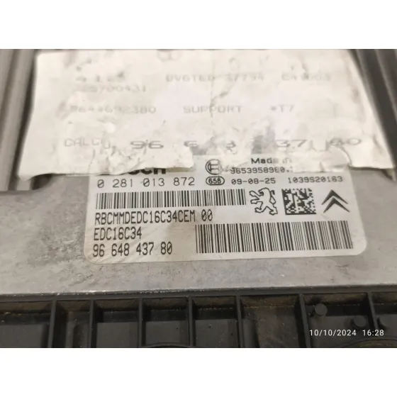 Centralita Motor Uce para Peugeot 308