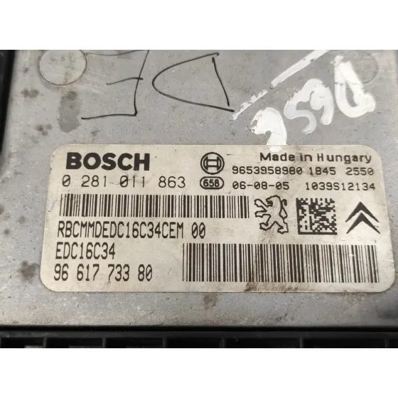 Centralita Motor Uce para Citroën C4 Berlina