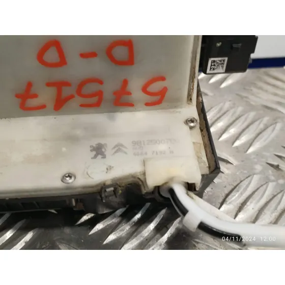 Cerradura Puerta Delantera Derecha para Peugeot 2008 (--.2013->)