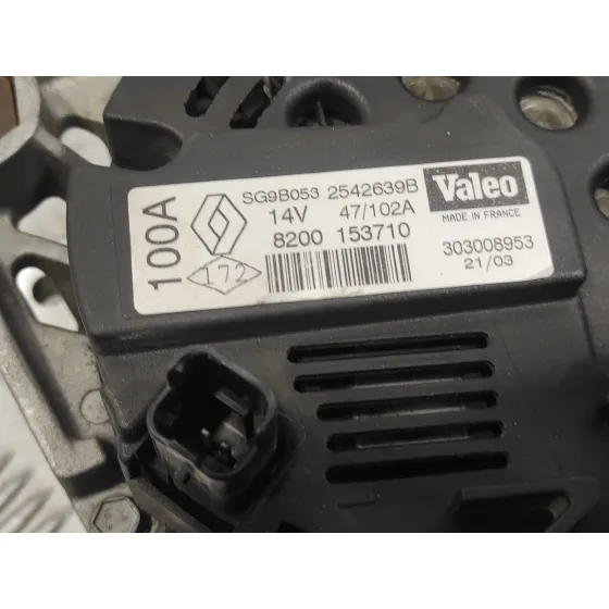 Alternador para Renault Laguna Ii (Bg0)