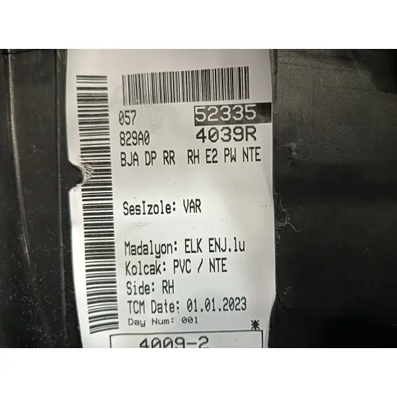 Guarnecido Puerta Trasera Derecha para Renault Clio V
