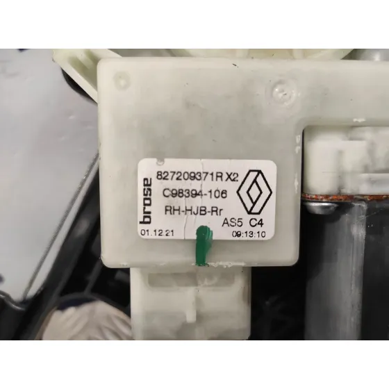 Elevalunas Trasero Derecho para Renault Captur Ii