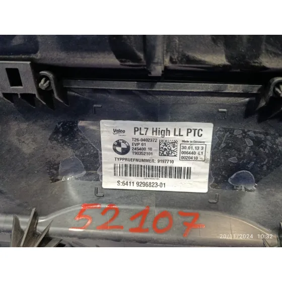 Calefaccion Entera Normal para Bmw Serie 3 Touring (F31)