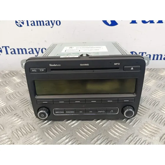 Sistema Audio / Radio Cd para Skoda Fabia (5J2 )