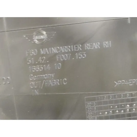 Guarnecido Puerta Trasera Derecha para Mini Countryman (F60)