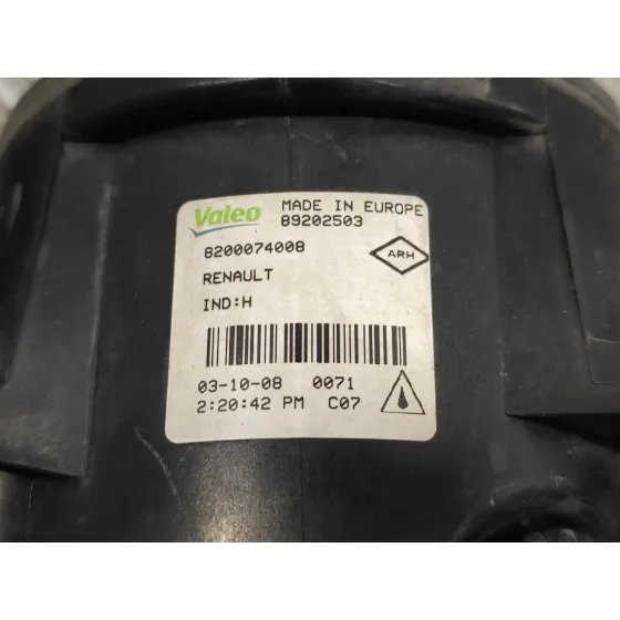 Faro Antiniebla Izquierdo para Renault Megane Iii Berlina 5 P