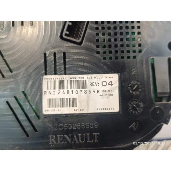 Cuadro Instrumentos para Renault Megane Iii Berlina 5 P