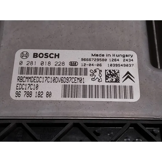 Centralita Motor Uce para Peugeot 308