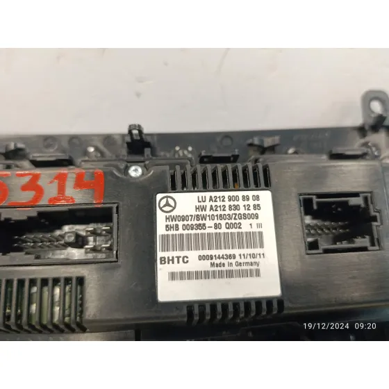 Mando Climatizador para Mercedes-Benz Clase E (W212) Lim.