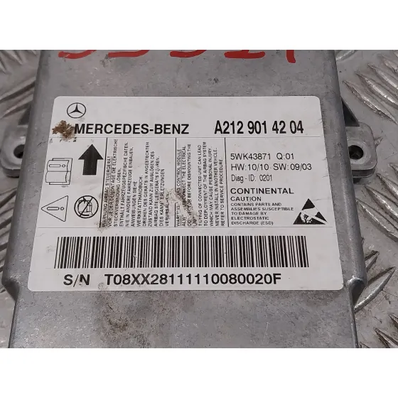 Centralita Airbag para Mercedes-Benz Clase E (W212) Lim.