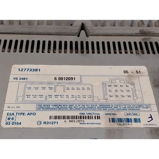 Amplificador Radio para Saab 9-3 Sport Sedan