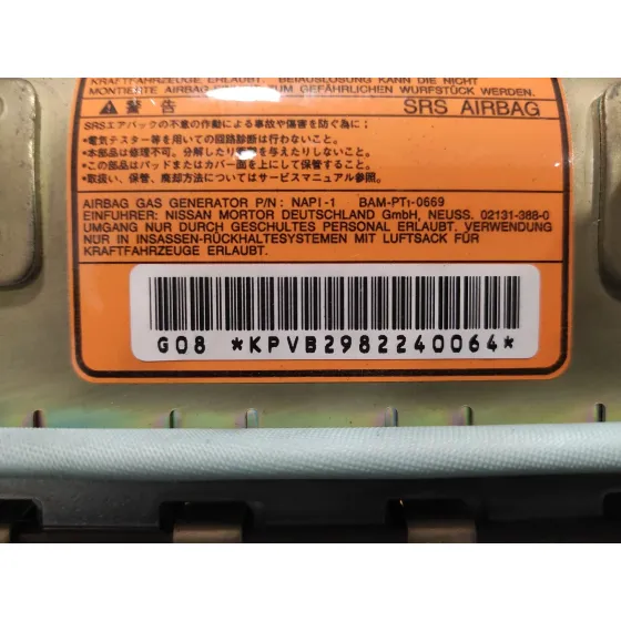 Airbag Delantero Derecho para Nissan Patrol Gr (Y61)