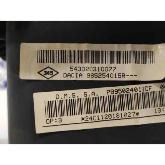 Airbag Delantero Derecho para Dacia Duster
