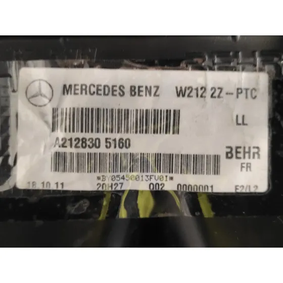 Calefaccion Entera Normal para Mercedes-Benz Clase E (W212) Lim.