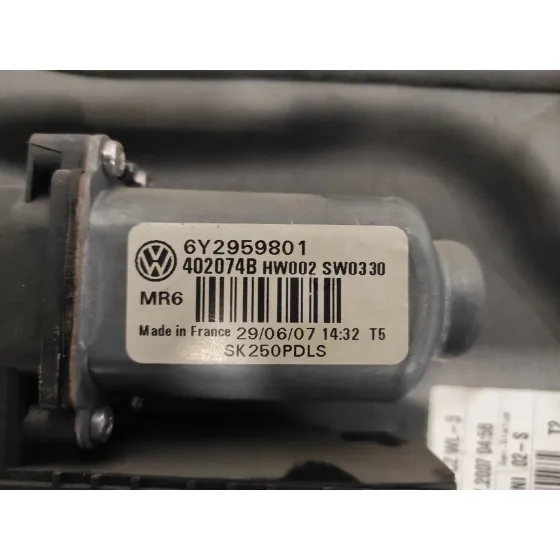 Elevalunas Delantero Derecho para Skoda Fabia (5J2 )