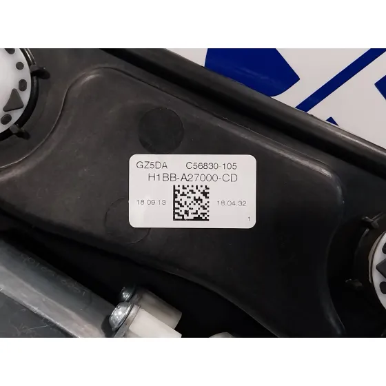 Elevalunas Trasero Derecho para Ford Fiesta (Ce1)