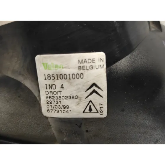 Faro Antiniebla Derecho para Citroën Xsara Berlina