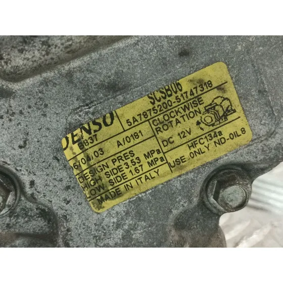 Compresor Aire Acondicionado para Fiat 500 (312)