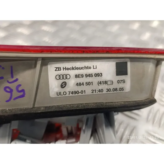 Piloto Trasero Izquierdo Interior para Audi A4 Avant (8E)