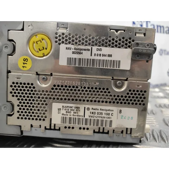 Sistema Audio / Radio Cd para Volkswagen Passat Berlina (3C2)