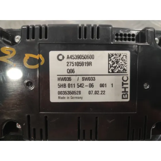 Mando Climatizador para Smart Forfour