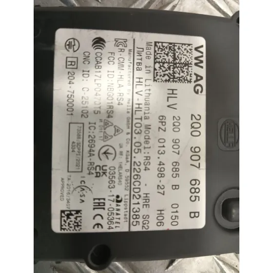 Radar Proximidad Trasero para Seat Alhambra (7N)