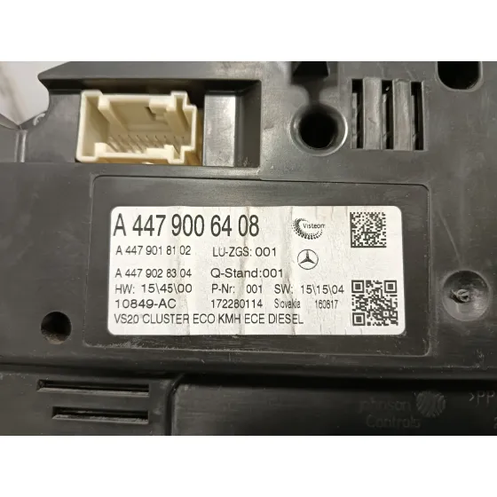 Cuadro Instrumentos para Mercedes-Benz Vito Mixto (447)