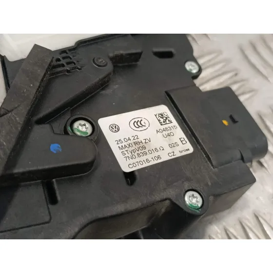 Cerradura Puerta Delantera Derecha para Seat Alhambra (7N)