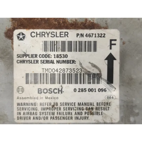 Centralita Airbag para Chrysler Stratus Cabrio (Jx)