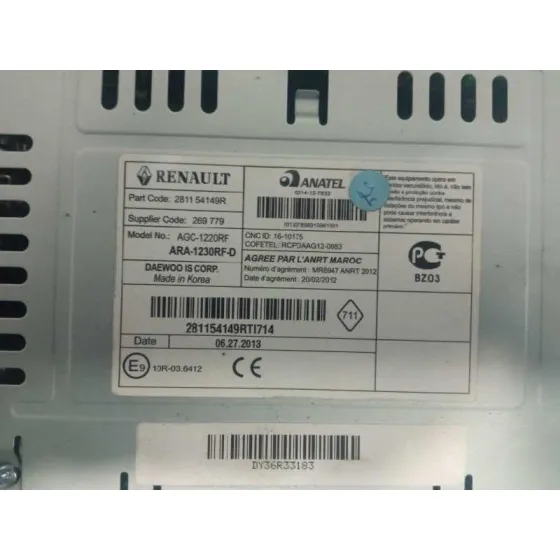 Sistema Audio / Radio Cd para Renault Clio Iv