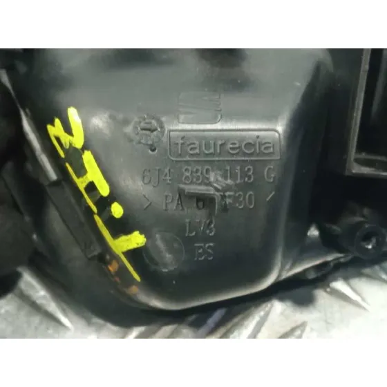 Maneta Interior Trasera Izquierda para Seat Ibiza (6J5)